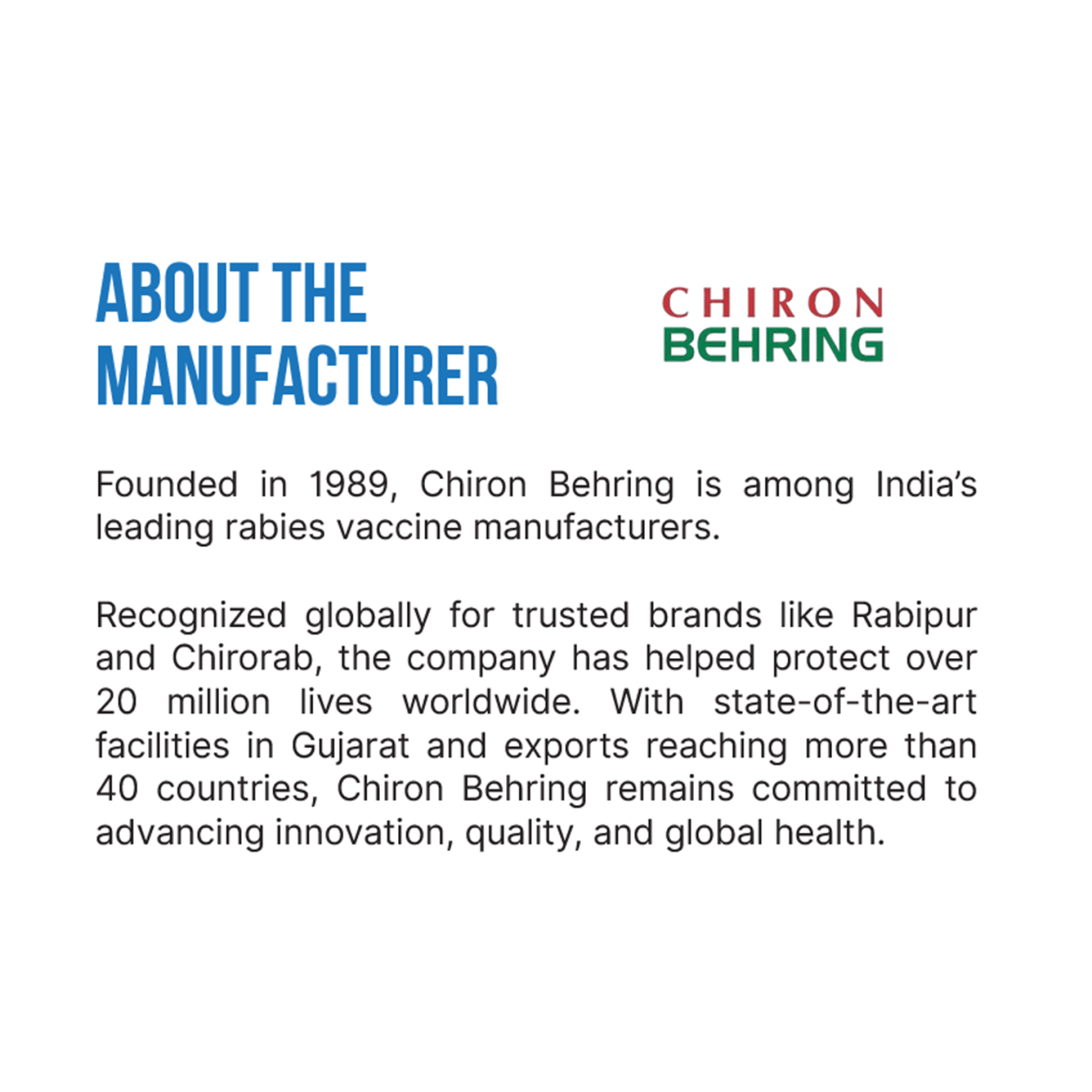 about-chirorab-manufacturer
